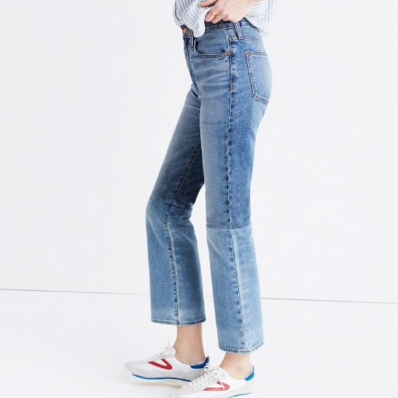 Madewell Denim - Madewell Retro Crop Bootcut Jeans Two Tone Edition